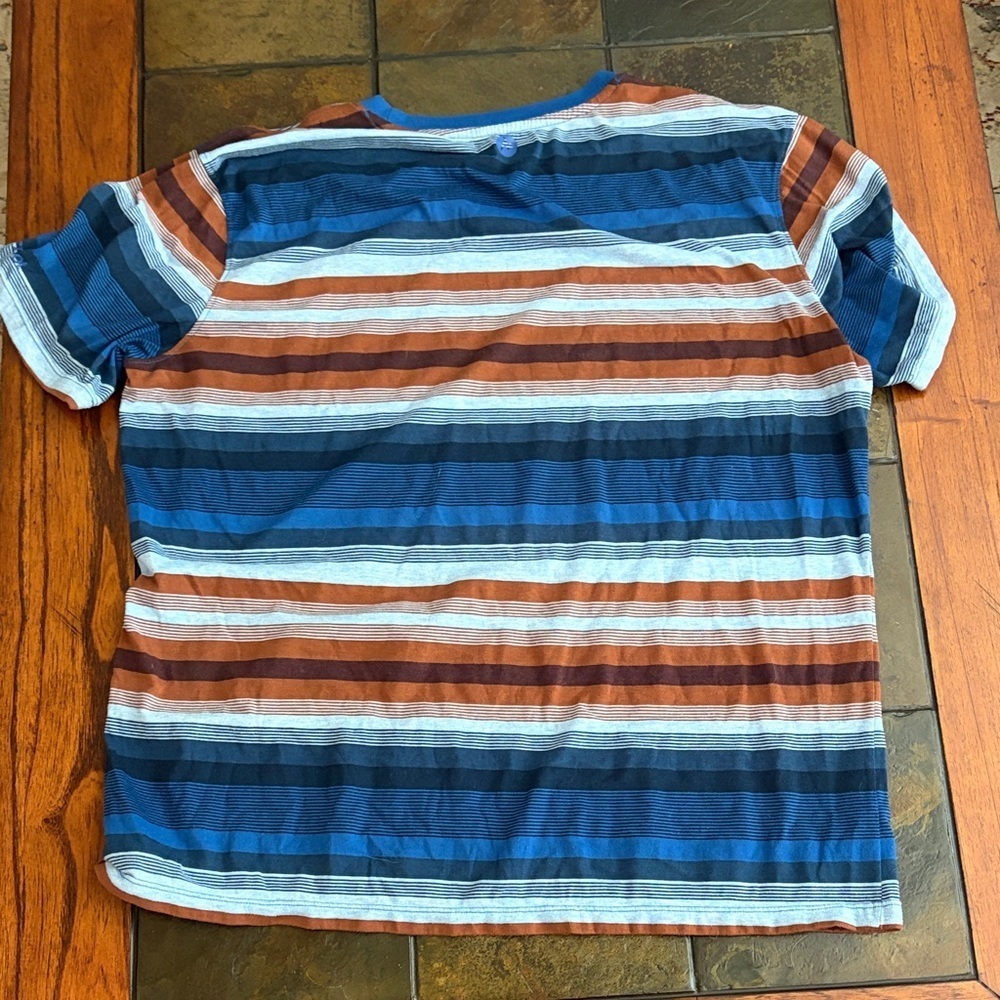 Marmot Multicolor Striped Men's Tee - Picture 3 of 3
